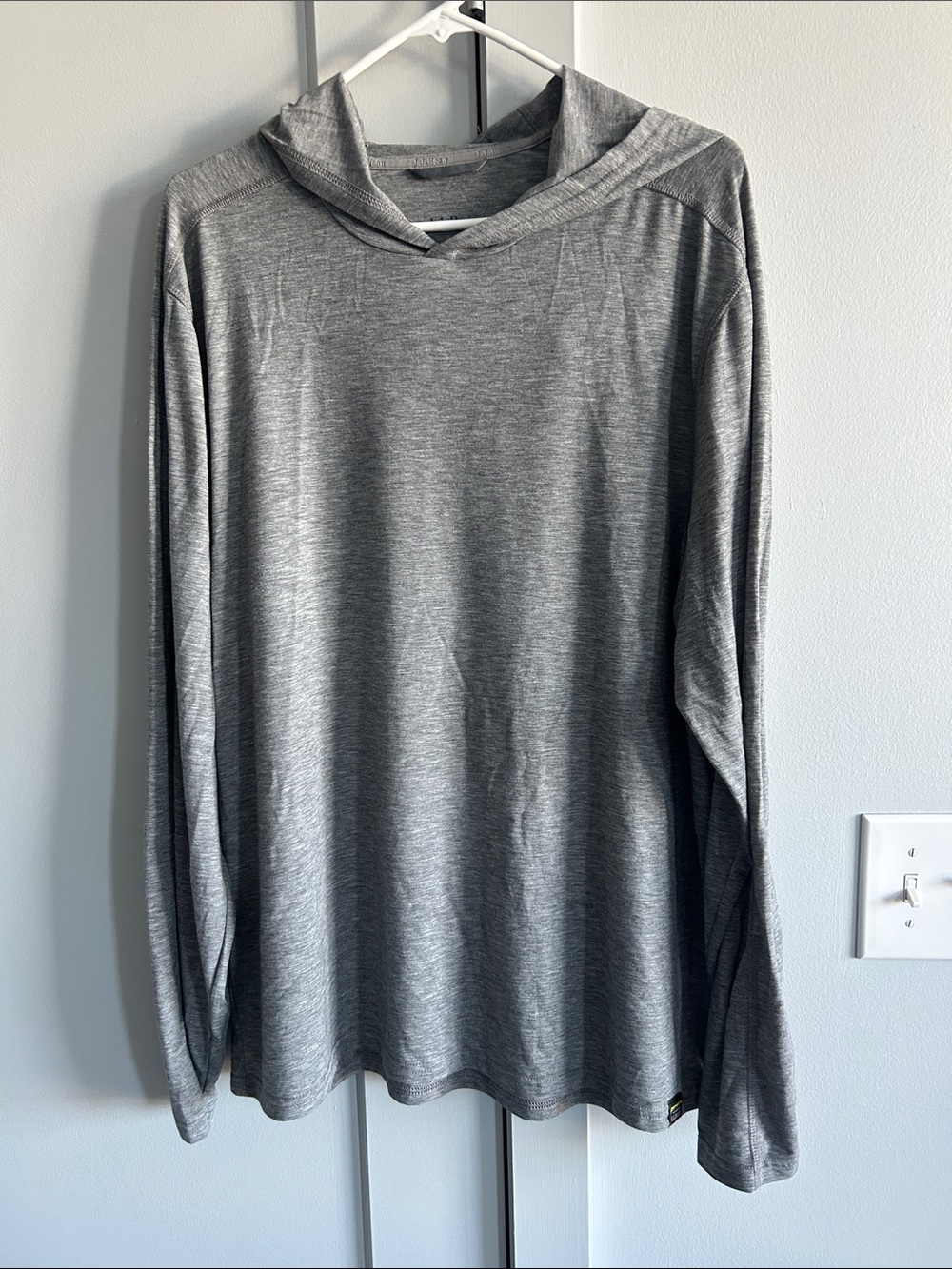 L.L. Bean Men's Heather Gray Crewneck Hoodie Sweater